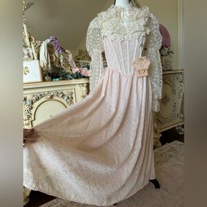 Lacemade Pink Knight Corset Dress New with Tags